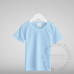Polyester Cotton-Feel Baby T-shirt  with Snaps Short Sleeves