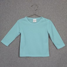 Polyester Baby T-shirt with Snaps Long Sleeves