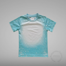 Faux Bleach Polyester Cotton-Feel Toddler T-shirt