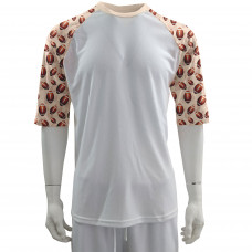 Toddler Football sleeve Raglan Cotton-Feel Polyester T-shirt