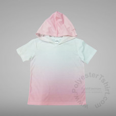 Toddler Ombre Hoodie T-shirt Short Sleeves