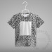Toddler Leopard Faux Bleach Cotton-feel Polyester T-shirt