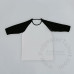Youth Baseball Middle Sleeves polyester Cotton-Feel (choose the Sleeves and rib neck color)