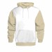 Hoodie Sublimation Dual color Poly front and Cotton Blended Choose Your Color