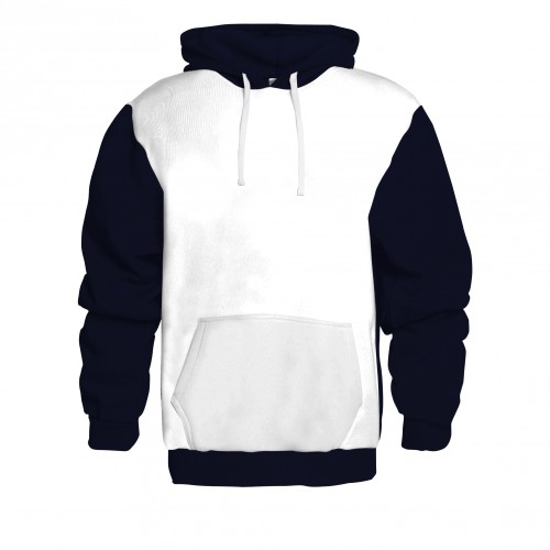 Hoodie Sublimation Dual color Poly front and Cotton Blended Choose
