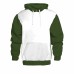 Hoodie Sublimation Dual color Poly front and Cotton Blended Choose Your Color