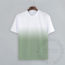 Polyester Cotton-Feel Ombre Design T-shirt Blank