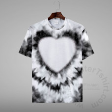 Toddler Heart faux Bleach T-shirt Jersey