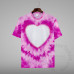 Toddler Heart faux Bleach T-shirt Jersey
