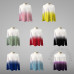 Long Sleeves Ombre Design T-shirt Polyester Cotton-Feel