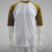 Raglan Cotton-Feel Polyester T-shirt Middle Sleeves