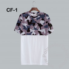 Camouflage White Uptown Short Sleeves T-shirt