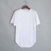 AOP Curved Cotton-Feel Polyester Bottom Hem T-shirt