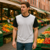 Front Poly100 other parts Cotton Heavy shirt