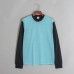 Long Sleeves T Color Front with Black Back and Sleeves 