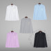 Pocket Polo Shirt Polyester Cotton-Feel Long Sleeves