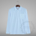 Pocket Polo Shirt Polyester Cotton-Feel Long Sleeves