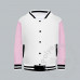 Youth Button Jacket Front & Back White