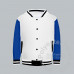 Toddler Button Jacket Front & Back White