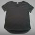 Hips T Lightweight polyester fabric Curve V neck