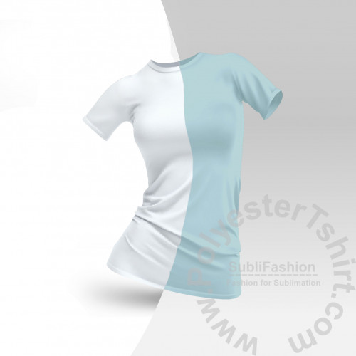10pcs Colorful Sublimation Blank Polyester T-Shirt Women Men Plus