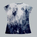 Bleach Design Polyester Cotton-Feel Women T-Shirt