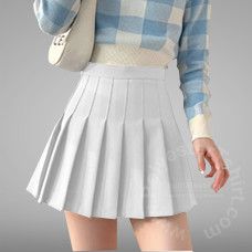 Mini School Uniform Women's Athletic Skirts Sports Pleated Tennis Skirts with Lining Shorts Side Zipper