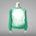 Faux Bleach Design Crewneck Sweatshirt 
