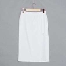 Poly Slit Skirt