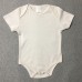 Baby Romper Heavy Fabric Envelope Neck Short Sleeves