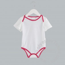 Baby Body Color Tape Short Sleeves