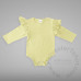  Cotton-Feel Polyester Flutter Baby Romper Long Sleeves
