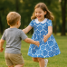 Toddler collar Sublimation Dress