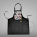 Waterproof fashion work apron home kitchen high-end coffee shop With A4 White panel for Sublimation
