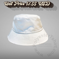 Bucket Hats $1.55/pc - Pack of 12 Plain Reversible Bucket Hats