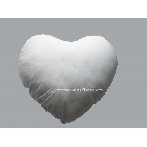 Blank Heart Shape Pillow Cover 40x40cm (15.7x15.7'')