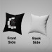 Pillow Cover Love photos print one side with Zipper