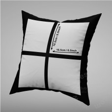 Pillow Cover 4 photos print one side with Zipper
