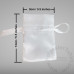 50 Small Drawstring Satin Bags 9X14cm Sublimation Blank