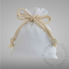 Small Drawstring Woven Bags 15X20cm Sublimation Blank