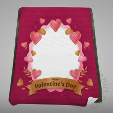Valentine Heart Super Soft Blanket One Layer
