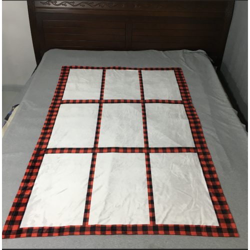 80pcs Xmas 9 Panel Blanket in 1 carton