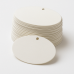 12 Pieces oval Sublimation Air Freshener Blanks Sheets with 12 bags and Ropes