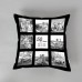 Photo Collage Super Soft Cushion Cover with Zipper 