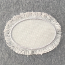 Frayed Sublimation Blank Patches