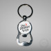 Round Bottle Opener Keychain