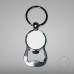 Round Bottle Opener Keychain