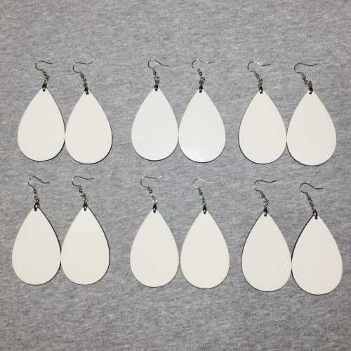 6 Pairs Double-sided Earrings