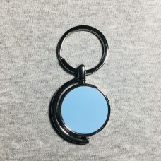 Single Side Keychain Round