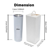 12–20 oz Sublimation Tumbler Gift Box